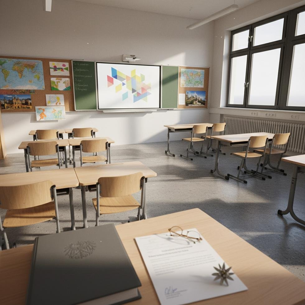 Avusturya’da okulda başörtüsü yasağını anlatan sınıf sahnesi