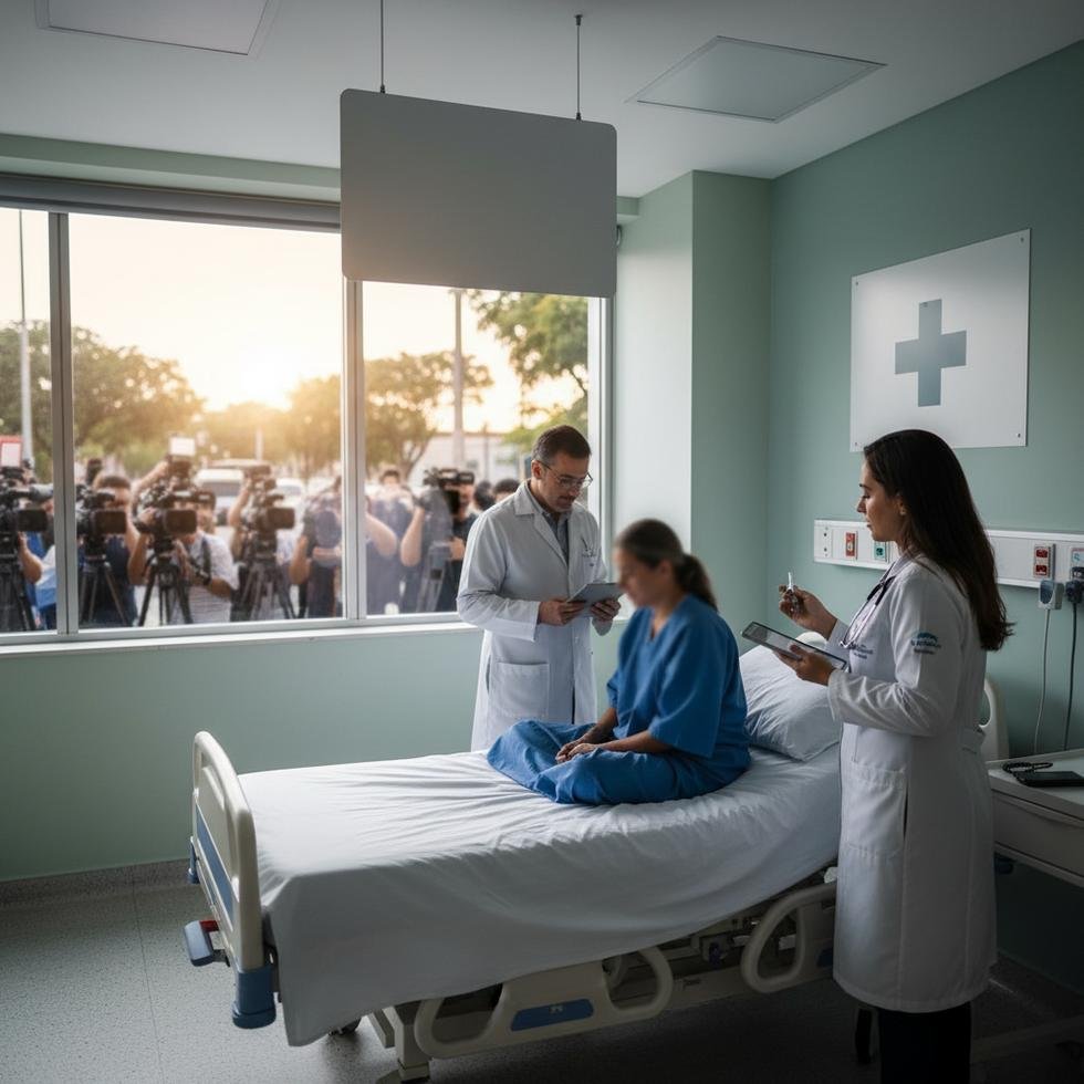 Jair Bolsonaro hastanede doktorlarla konuşurken görüntülendi