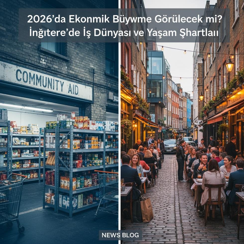 2026'da İngiltere'de gıda bankası ve kalabalık restoranlar ekonomideki karşıt göstergeleri yansıtıyor
