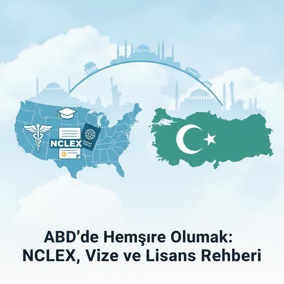 Amerika'da hemşire olarak çalışan bir sağlık personeli