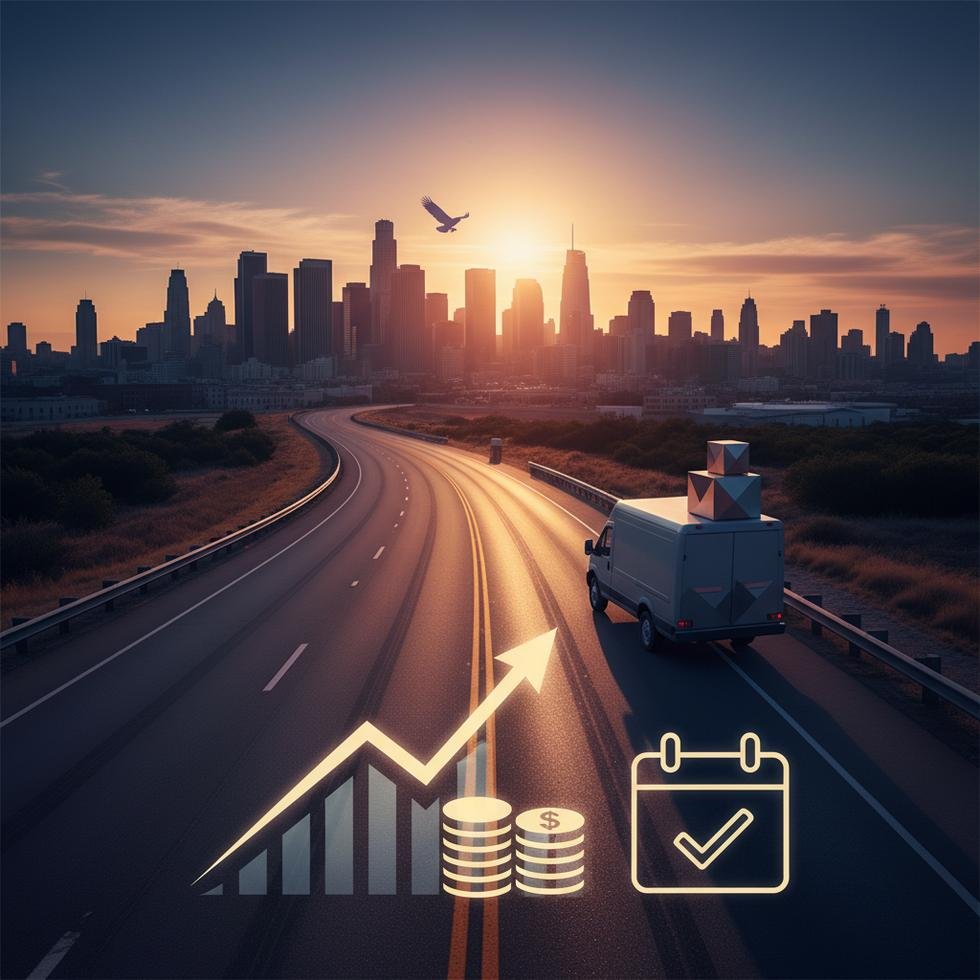 Amerika'da çalışan bir kurye veya rideshare sürücüsü