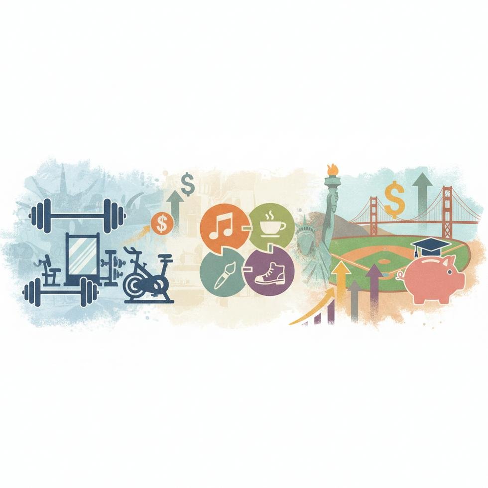 ABD'de öğrenci için spor salonu ve sosyal yaşam bütçesi rehberi