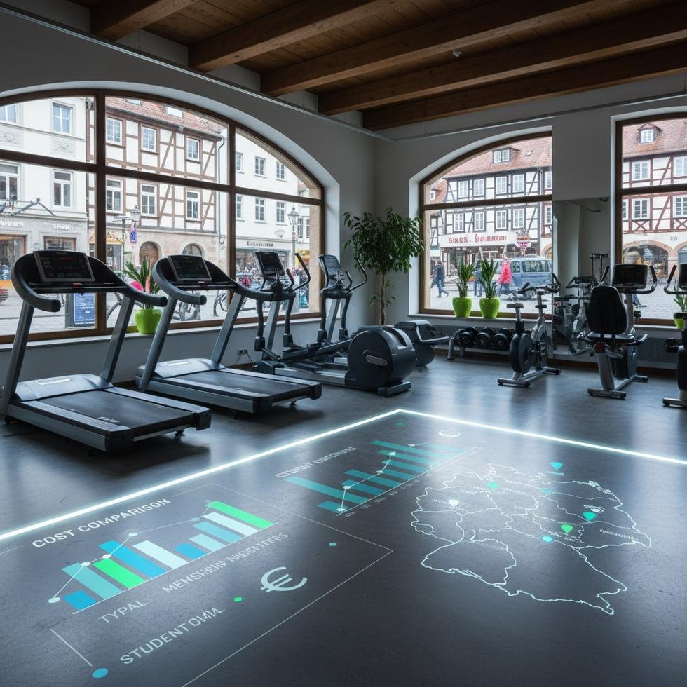 Almanya'da spor salonu üyelik ücretlerini karşılaştıran tablo