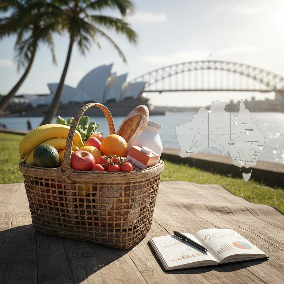 Avustralya marketlerinde raflardaki ürün fiyatları