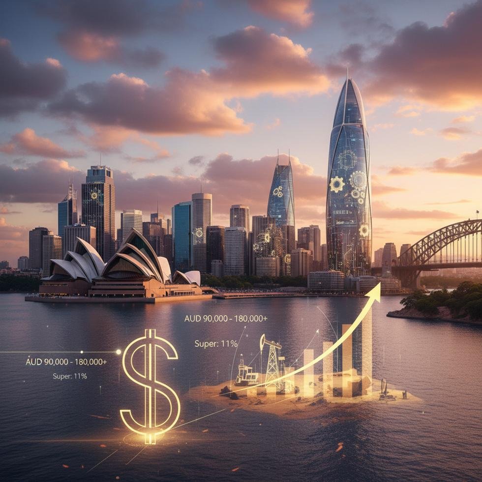 Avustralya'da mühendis maaşlarını gösteren tablo