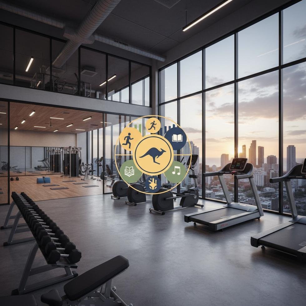 Avustralya'da spor yapan öğrenciler ve açık hava etkinlikleri