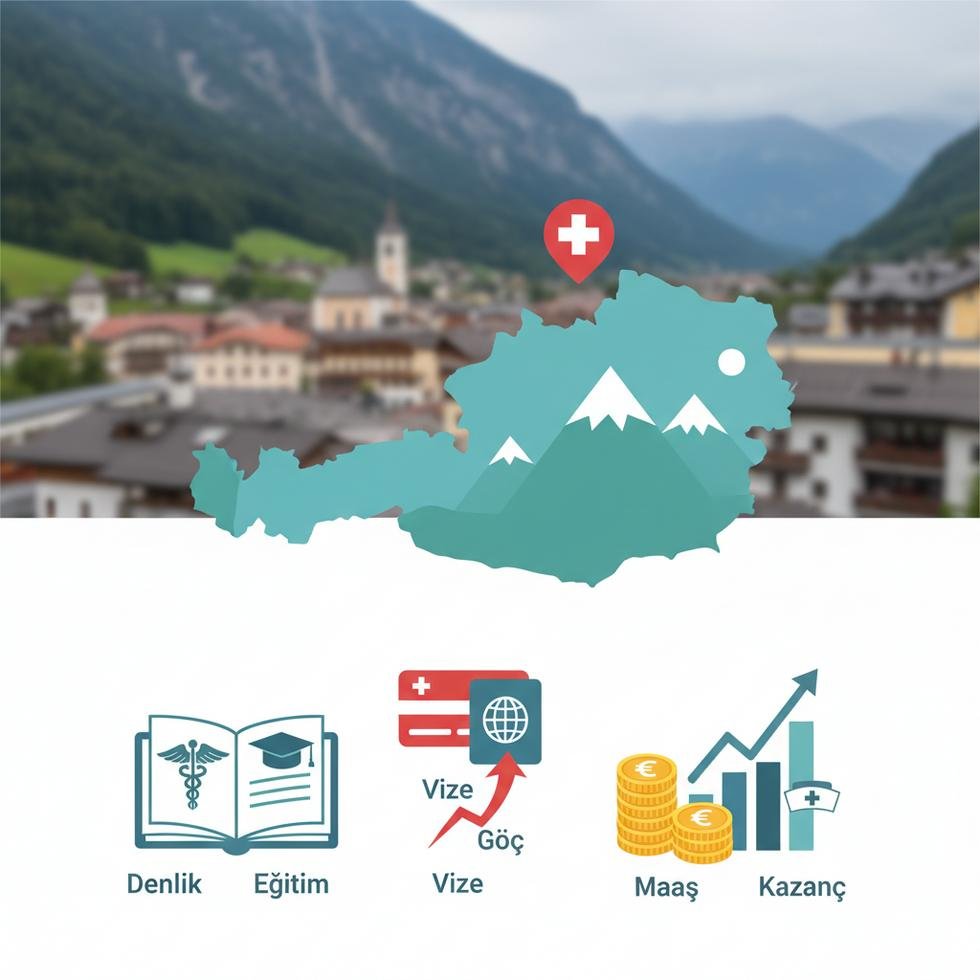 Avusturya’da hastanede görev yapan bir hemşire