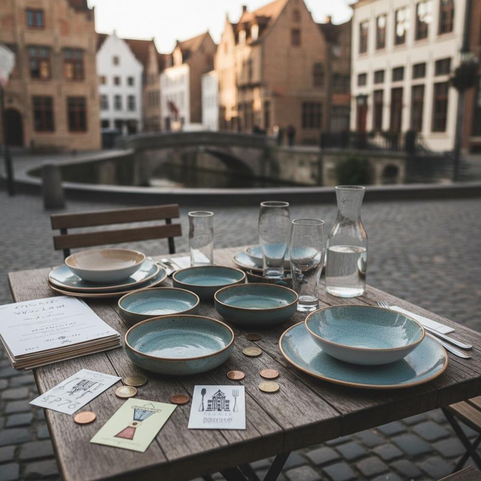 Belçika'da dışarıda yemek fiyatları menü tablosu