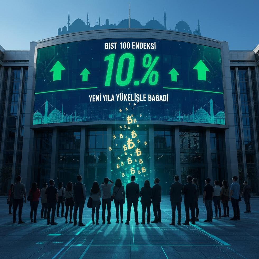 Borsa İstanbul ekranında yükselen endeks sayıları ve izleyen yatırımcılar