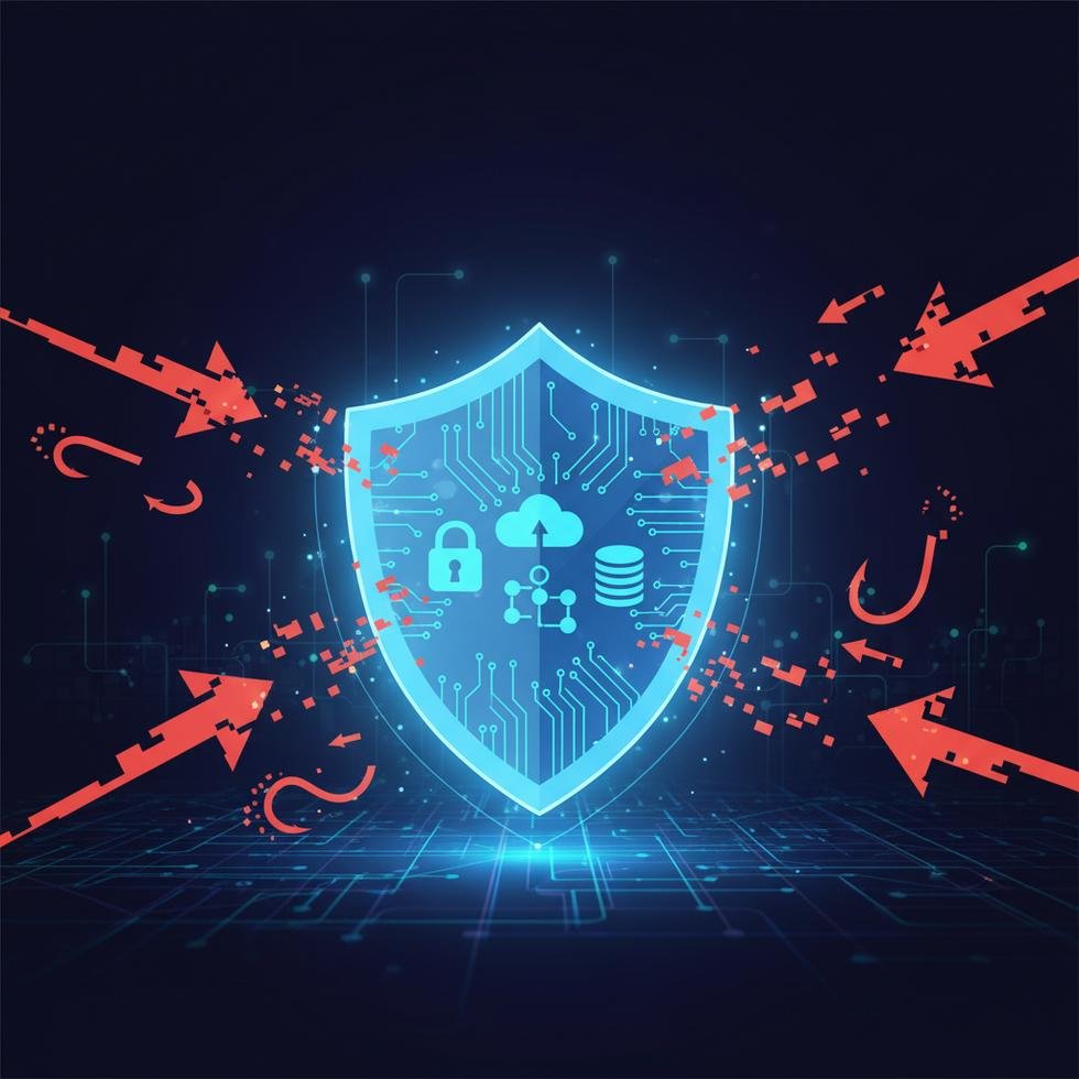 Siber güvenlik ve oltalama saldırısı konsepti