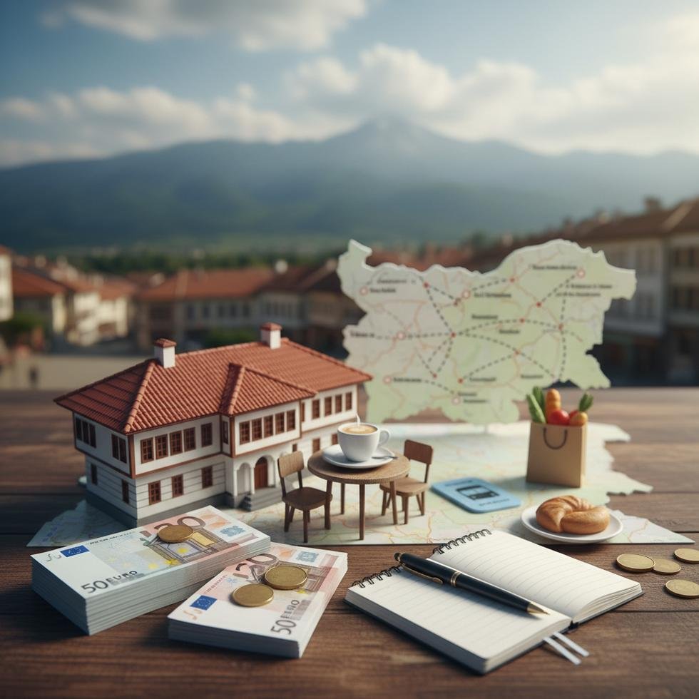 Bulgaristan’da öğrenci bütçesi planlaması yapan bir kişi