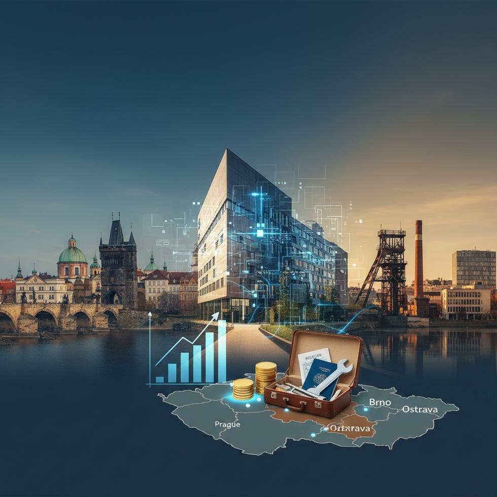 Çekya'da mühendis maaşları için şehirlere ve alanlara göre tablo