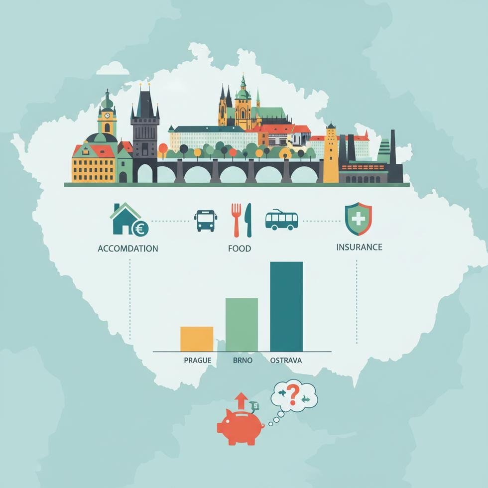 Çekya’da üniversite okuyan öğrencilerin yaşam giderlerini planlaması