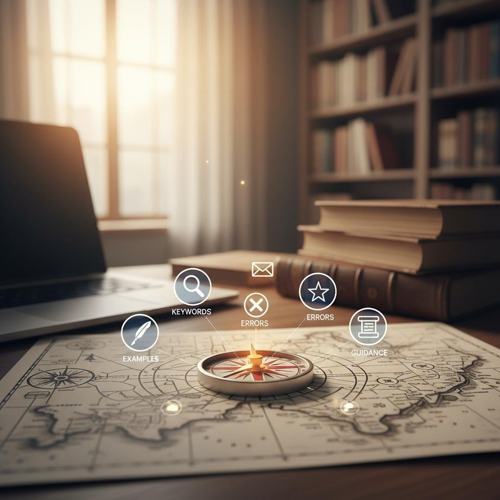 Cover letter yazımında kullanılan İngilizce anahtar kelimeler tablosu