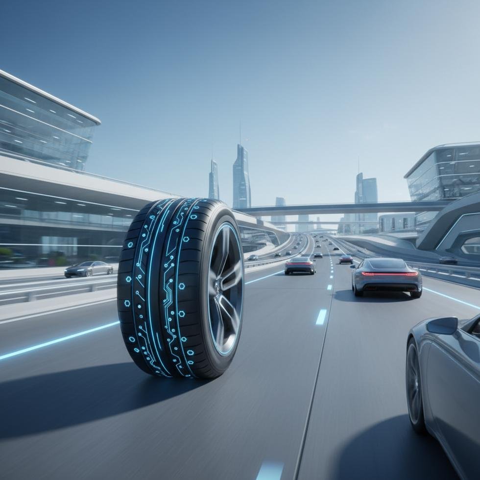 Cyber Tyre sensörlü akıllı otomobil lastiği