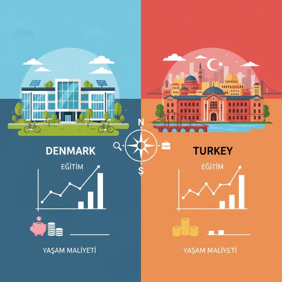 Danimarka ve Türkiye'de öğrenci yaşamı kıyaslaması