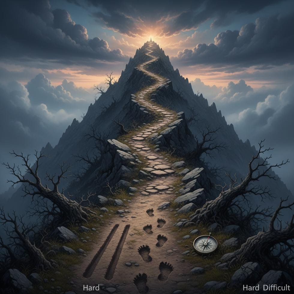 Difficult kelimesi İngilizce örnek cümlelerle anlatılıyor