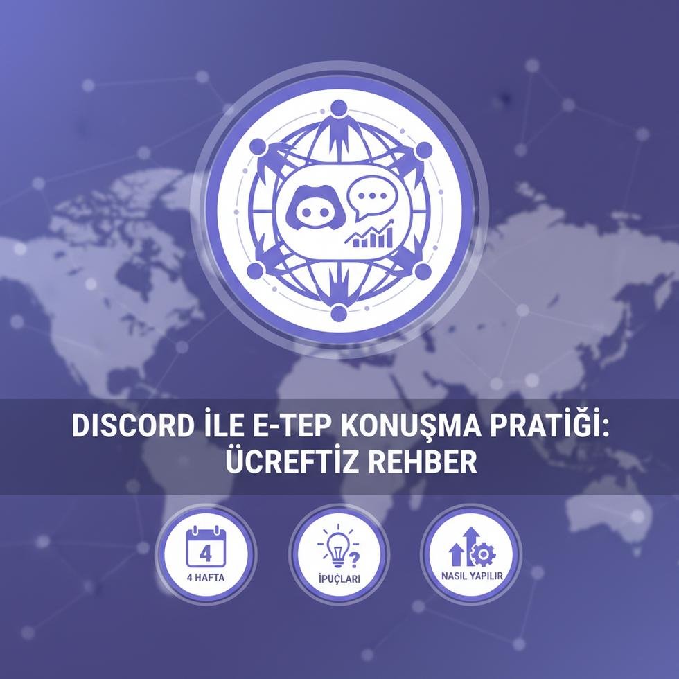 Discord üzerinden E-TEP konuşma pratiği yapan kişiler