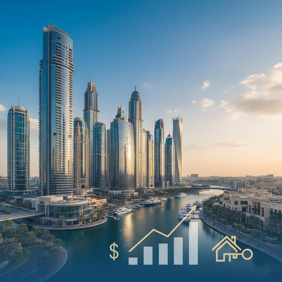 Dubai’deki modern binalar ve konut projeleri