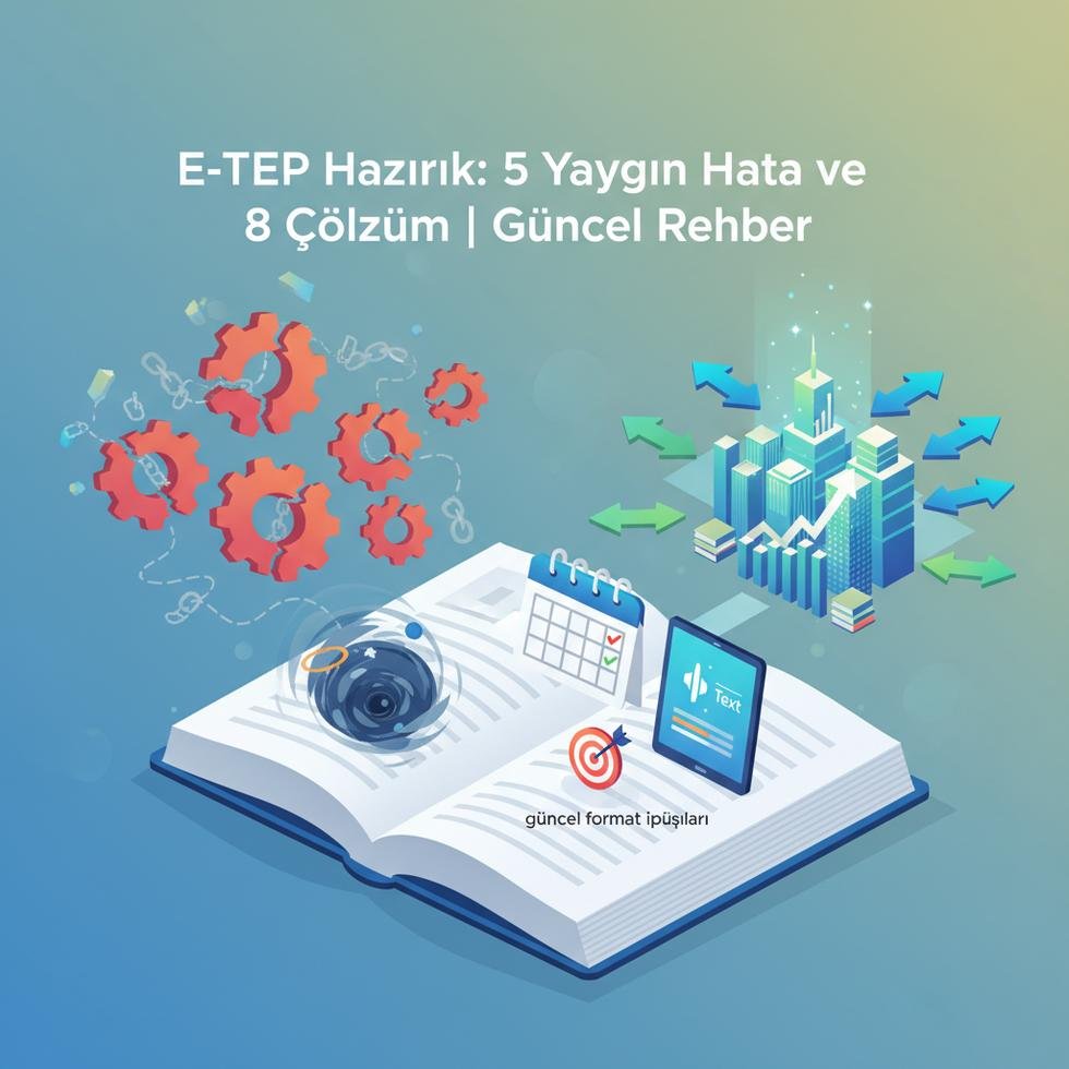 E-TEP sınav hazırlık planı ve yapılmaması gereken hatalar