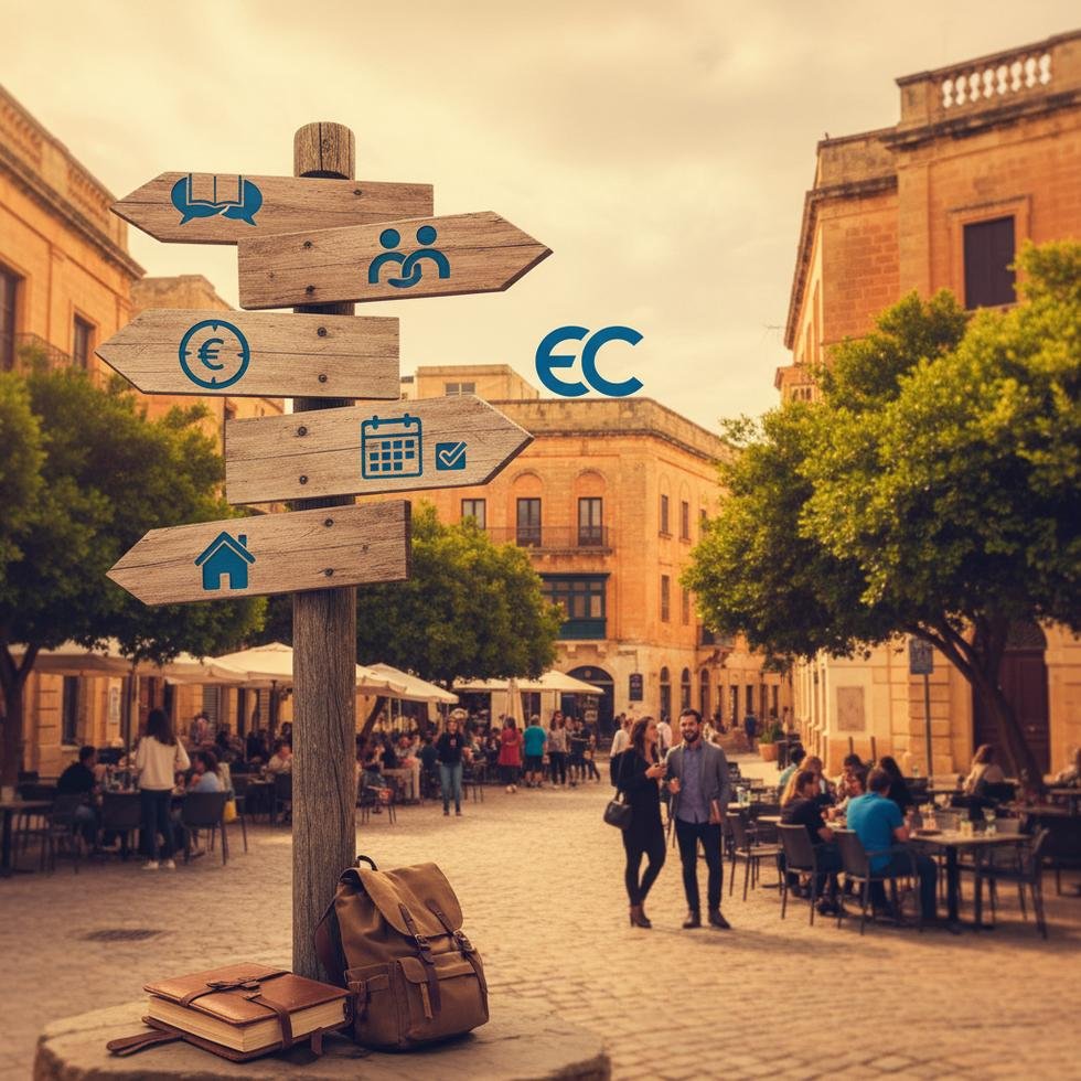 EC Dil Okulu öğrencileri sosyal etkinlikte sohbet ediyor