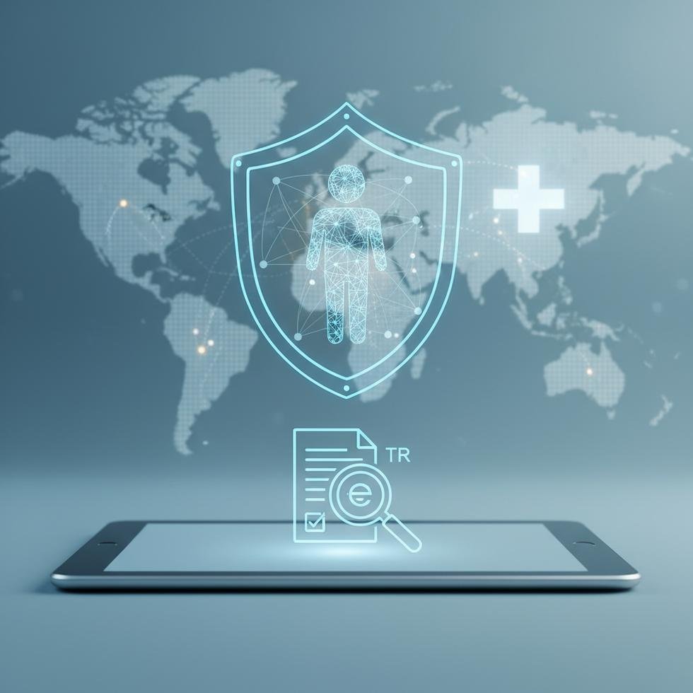 Ekranda e-Devlet rapor sorgulama sayfasını inceleyen kişi