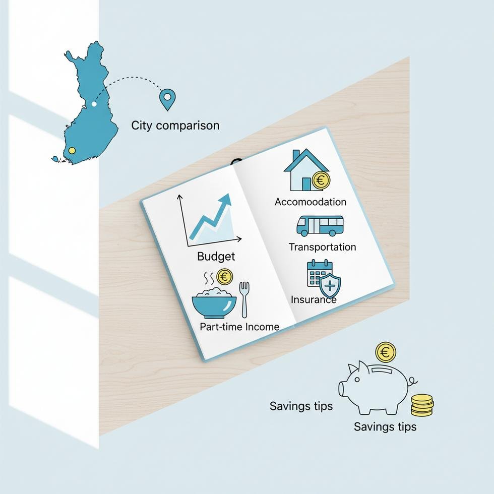 Finlandiya'da öğrenci bütçesi planlaması tablosu