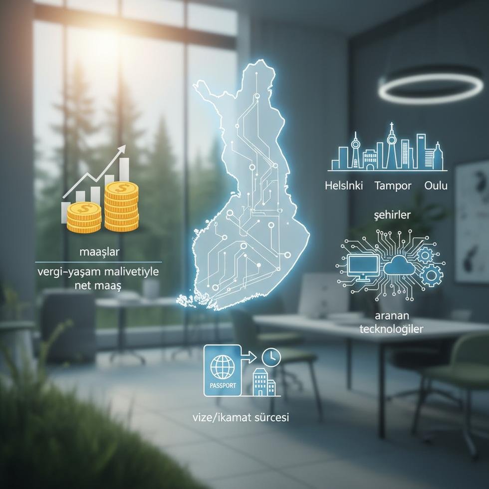 Finlandiya'da çalışan bir yazılımcı ofiste çalışırken