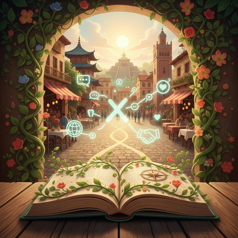 Friendly kelimesinin farklı anlamlarını açıklayan görsel