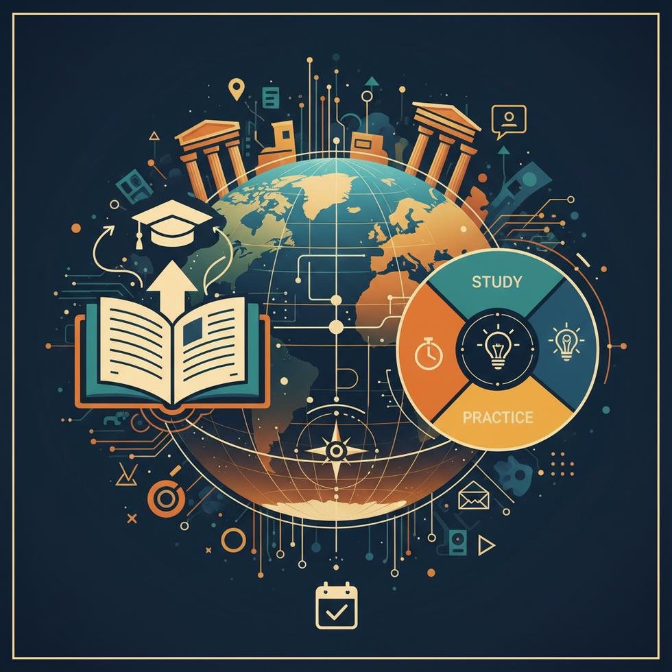 GRE sınav formatı ve hazırlık rehberi görseli