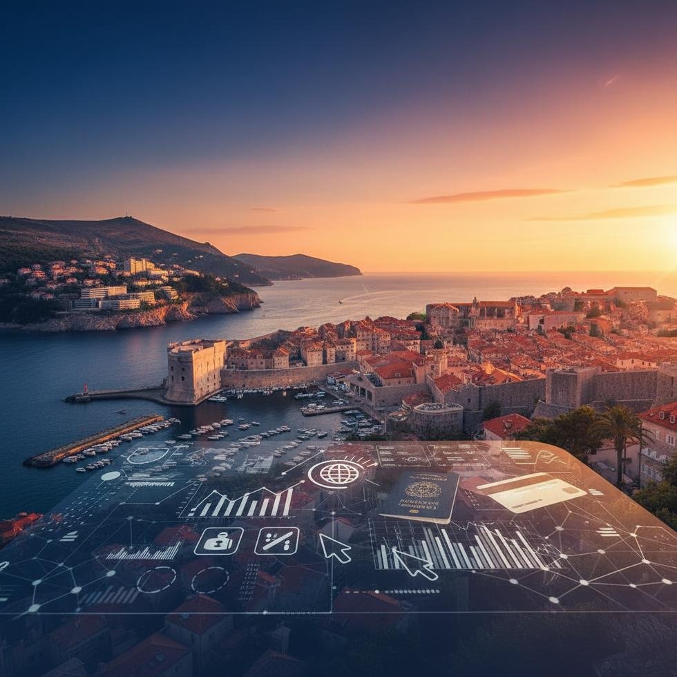 Hırvatistan'da yazılımcı maaşlarını gösteren tabloya bakan kişi