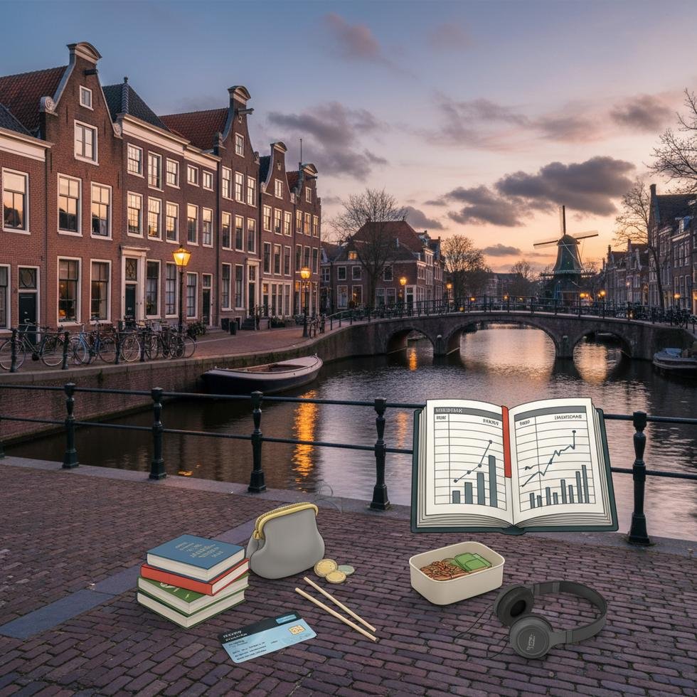 Hollanda'da öğrenci konaklaması ve yaşam maliyetlerine dair tablo