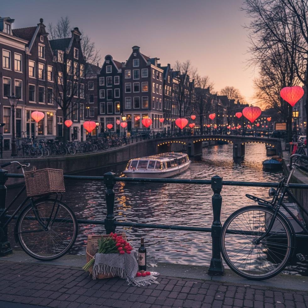 Hollanda’da romantik bir Sevgililer Günü için önerilen şehir rotaları