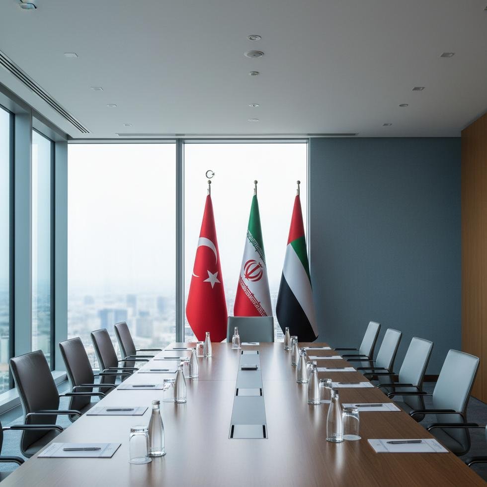 Dışişleri Bakanı Hakan Fidan ve BAE Devlet Başkanı Muhammed bin Zayid Al Nahyan resmi görüşme yapıyor