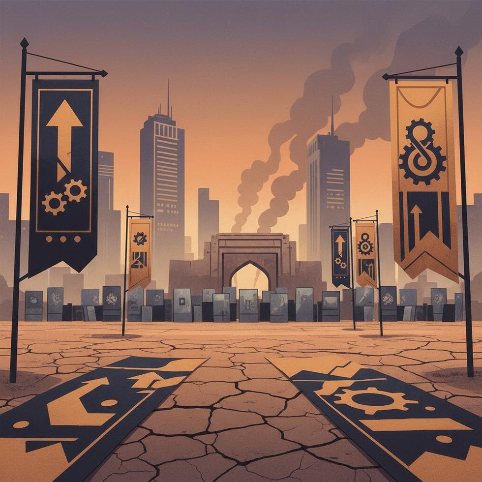 İran'da ekonomik kriz nedeniyle sokağa çıkan protestocular ve polis ekipleri