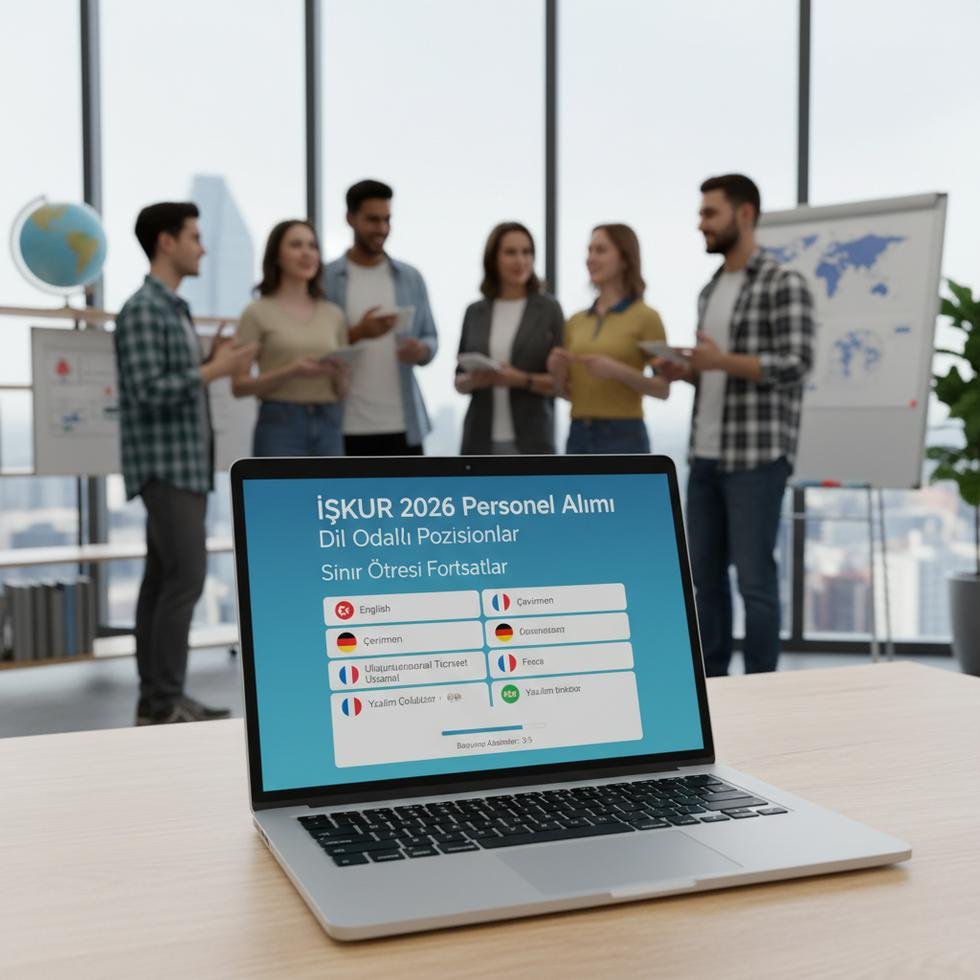 İŞKUR başvuru ekranı üzerinde istihdam seçeneklerini inceleyen gençler.