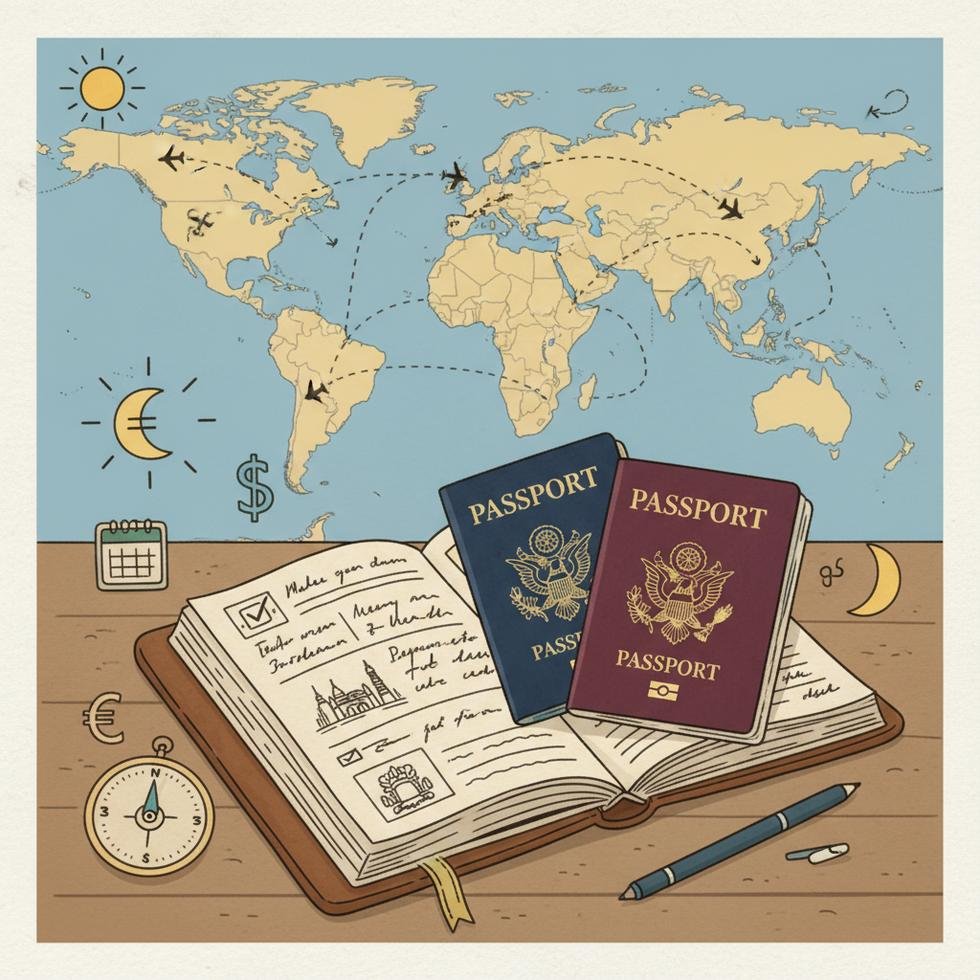 İki pasaportlu çifte vatandaş seyahat belgesi hazırlığı