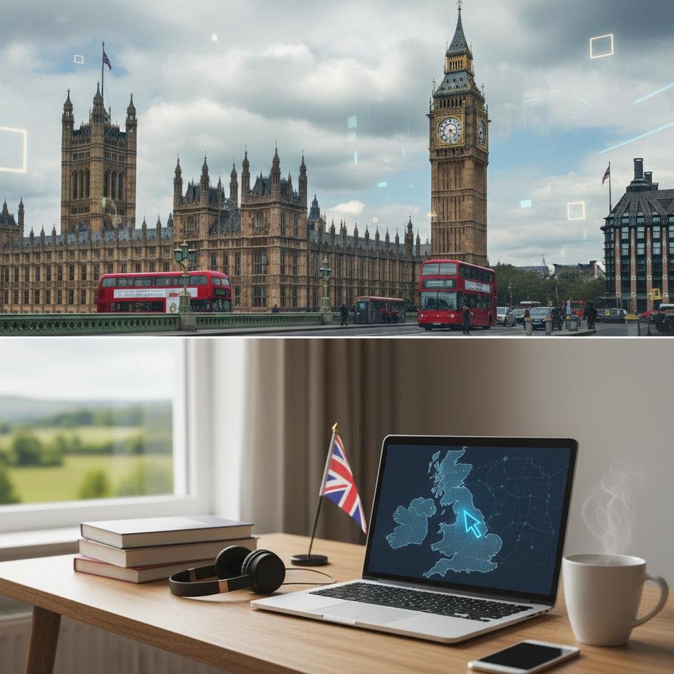 İngiltere'de hibrit ve yerinde dil kursu seçenekleri