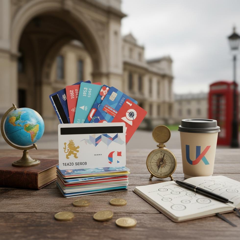 İngiltere'de alışveriş yapan öğrenciler ve indirim kartları