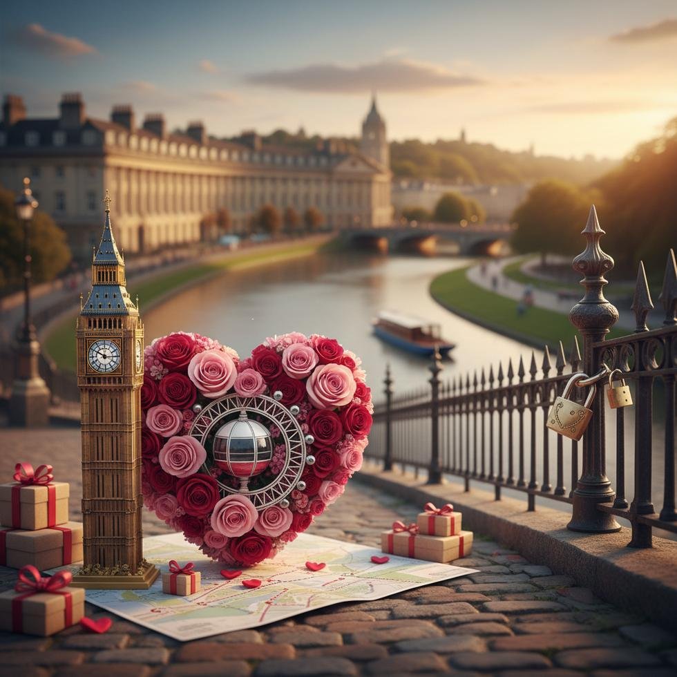 İngiltere’de bir çift Sevgililer Günü'nde nehir turunda