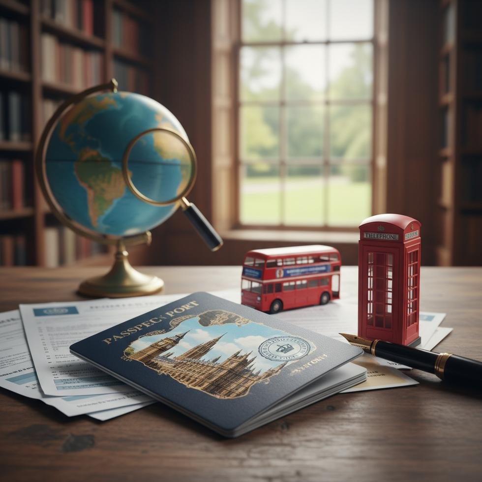 İngiltere yaz okulu vizesi sürecini anlatan bilgi tablosu