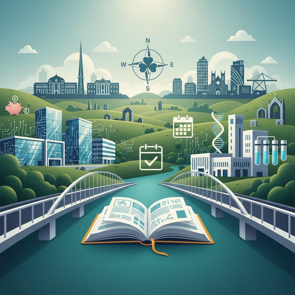 İrlanda'da teknoloji ve ilaç sektörleri için staj yapan öğrenciler