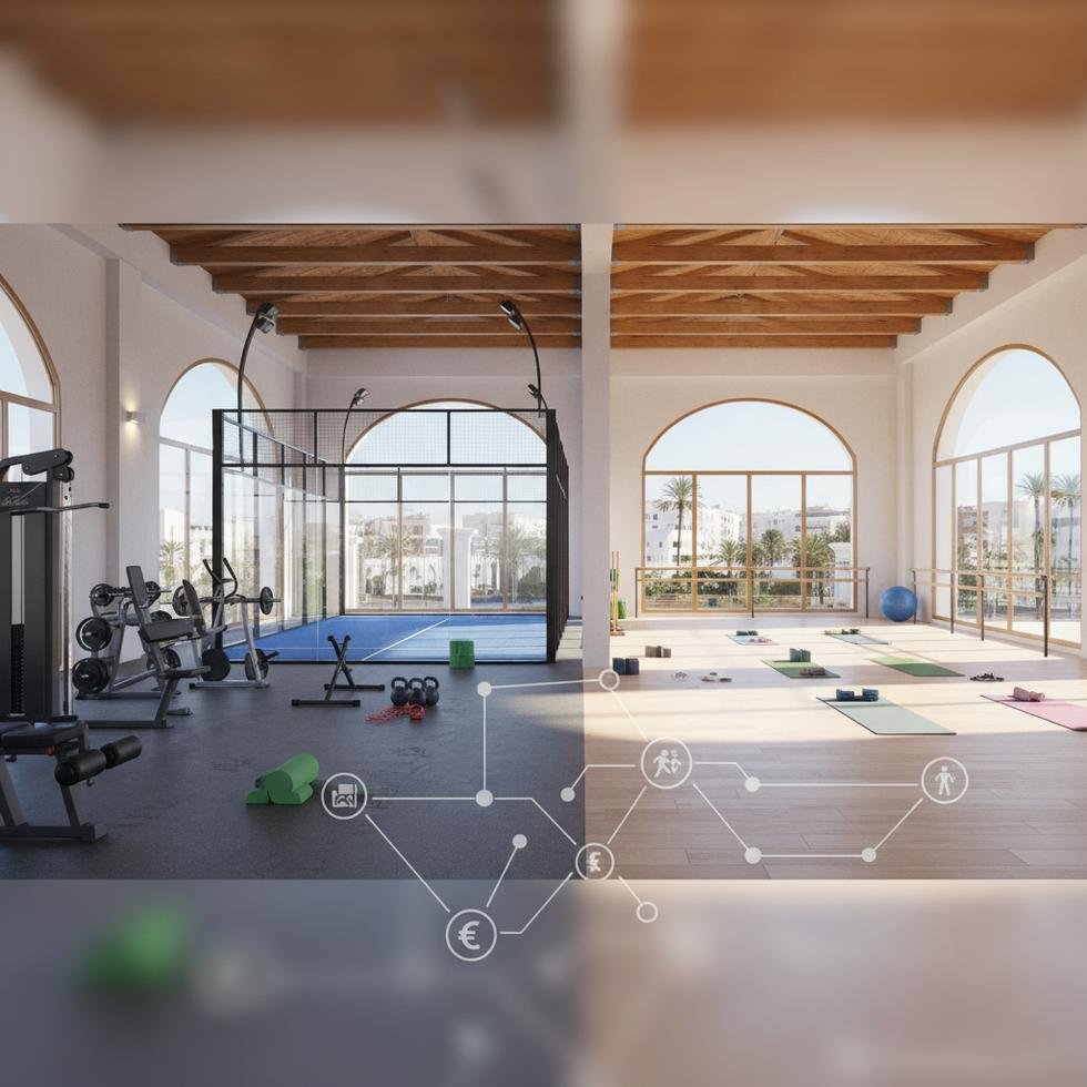 İspanya'da spor salonu ücretlerini ve sosyal aktiviteleri karşılaştıran tablo