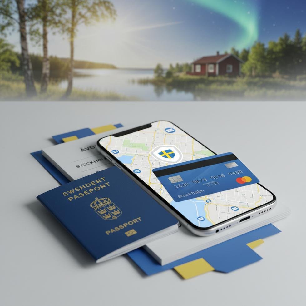 İsveç'te banka hesabı açma süreciyle ilgili bilgilendirici görsel