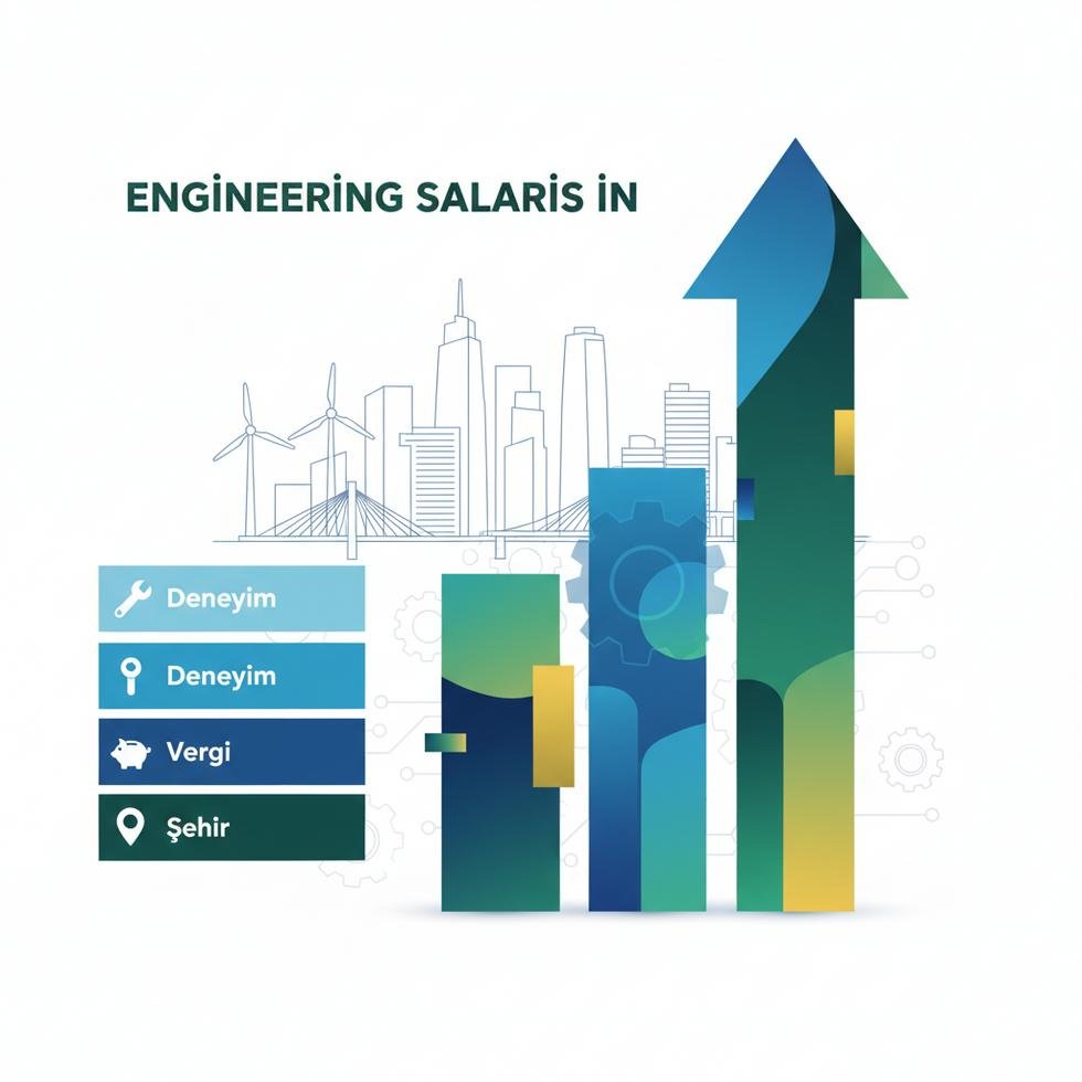İsveç'te mühendis maaşlarını ve şehir farklarını gösteren tablo