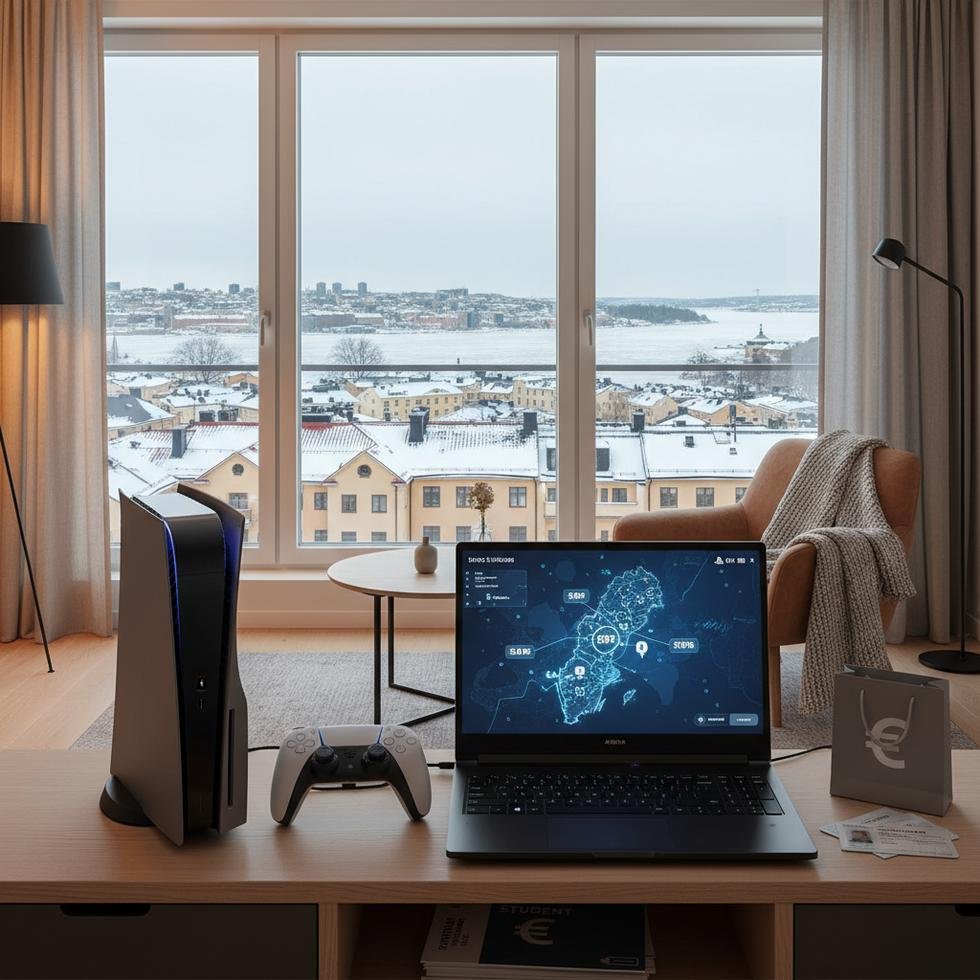 İsveç’te PS5 ve gaming laptop fiyatlarını karşılaştıran tablo