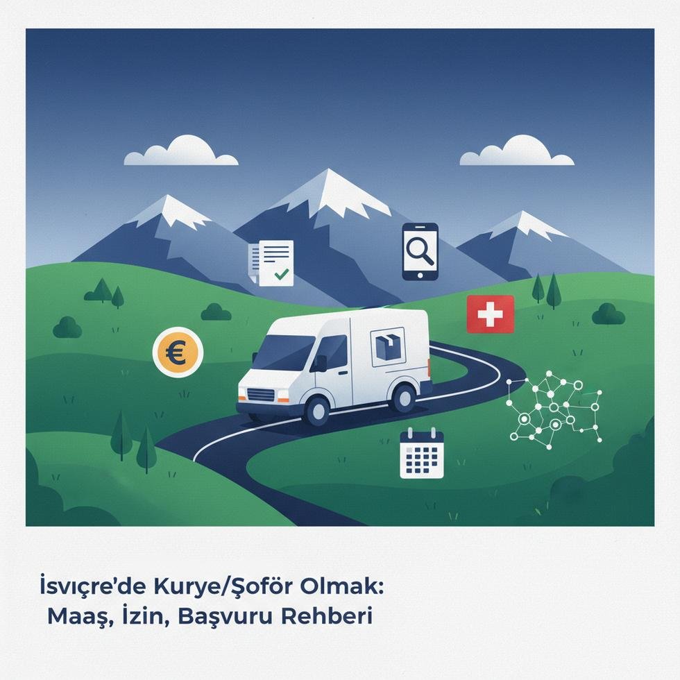 İsviçre'de kurye veya şoför olarak çalışan bir kişi