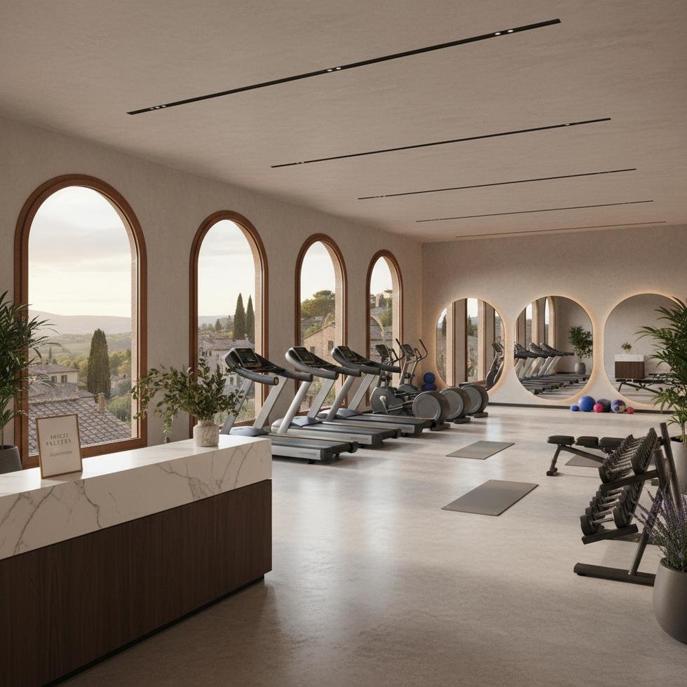 İtalya'da spor salonu üyelik fiyatlarını gösteren tablo