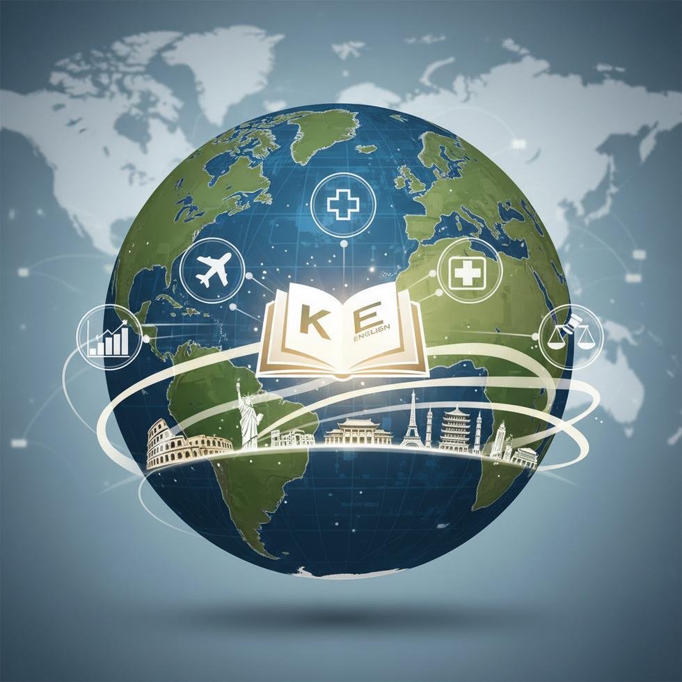 Kaplan mesleki İngilizce programında ders yapan öğrenciler