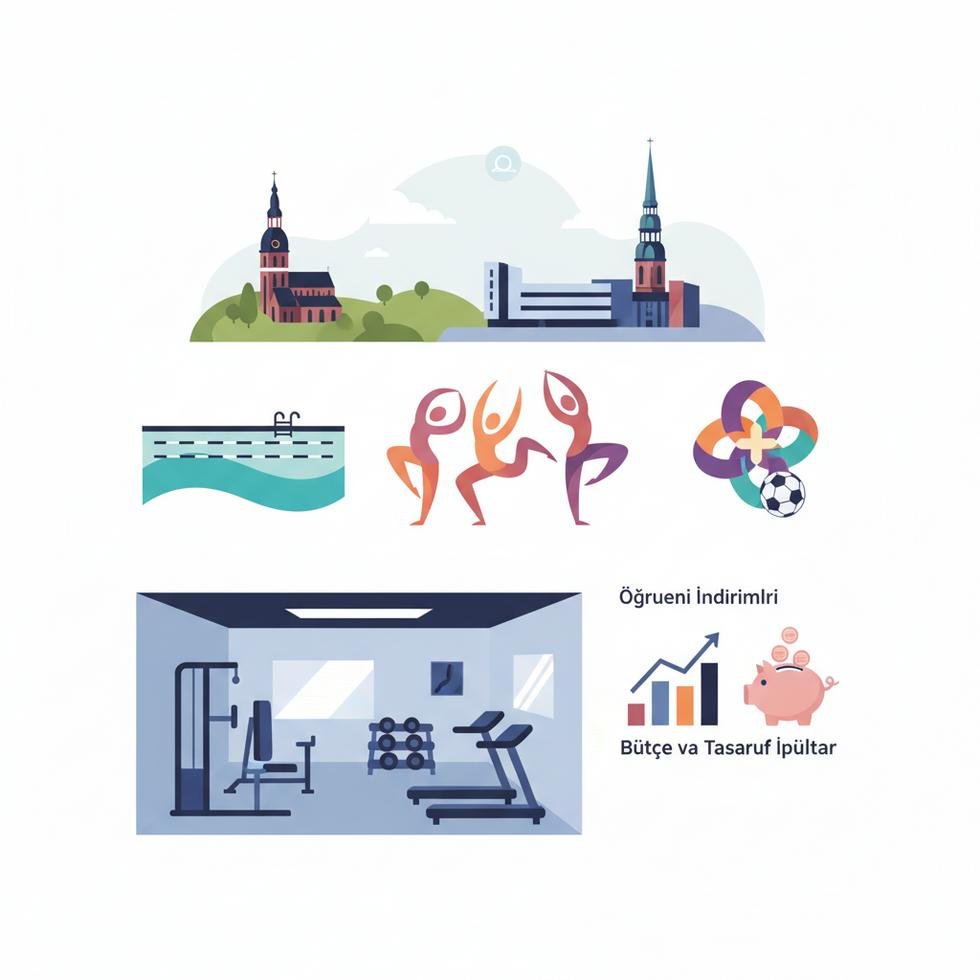 Letonya'da spor salonu üyelik fiyatları ve sosyal aktivite ücretleri